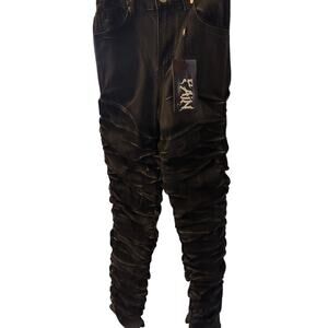 Pain Designer Denim Pants Scrunch Design MSRP Over $250
